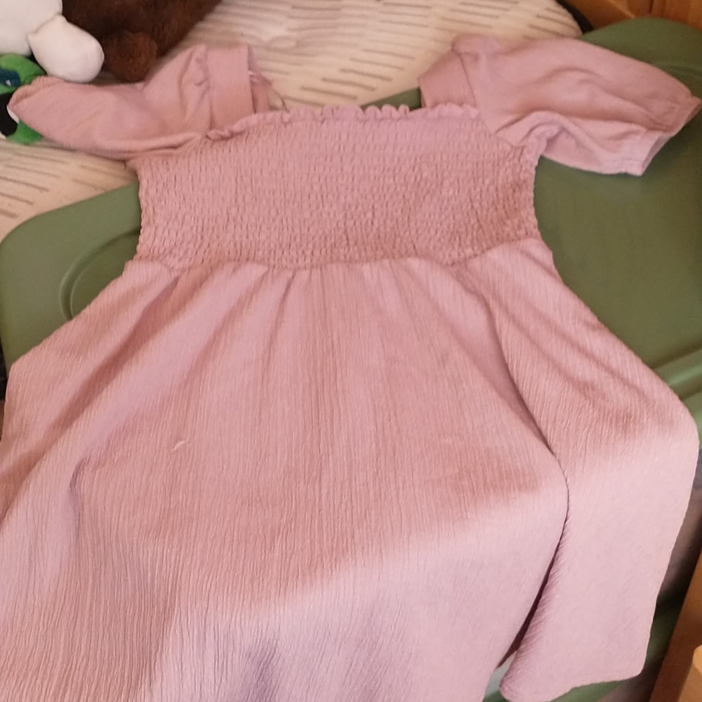 Nine West Smocked Mini Dress